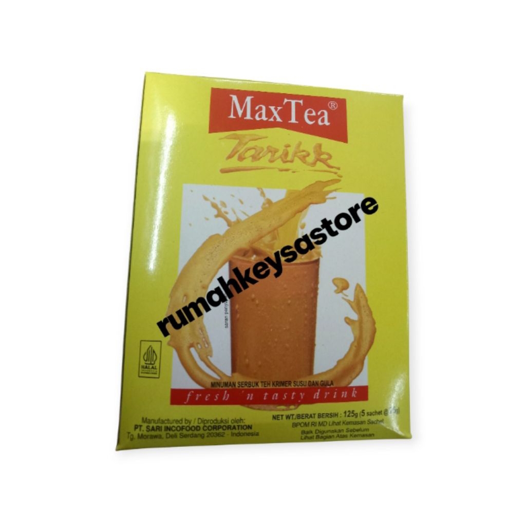 

Max Tea teh tarik 25gr x 5pcs