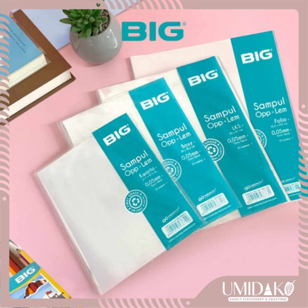 

[UMIDAKO] SAMPUL OPP PLASTIK 0,05 MM LEM BIG | SAMPUL PLASTIK TEBAL LEM