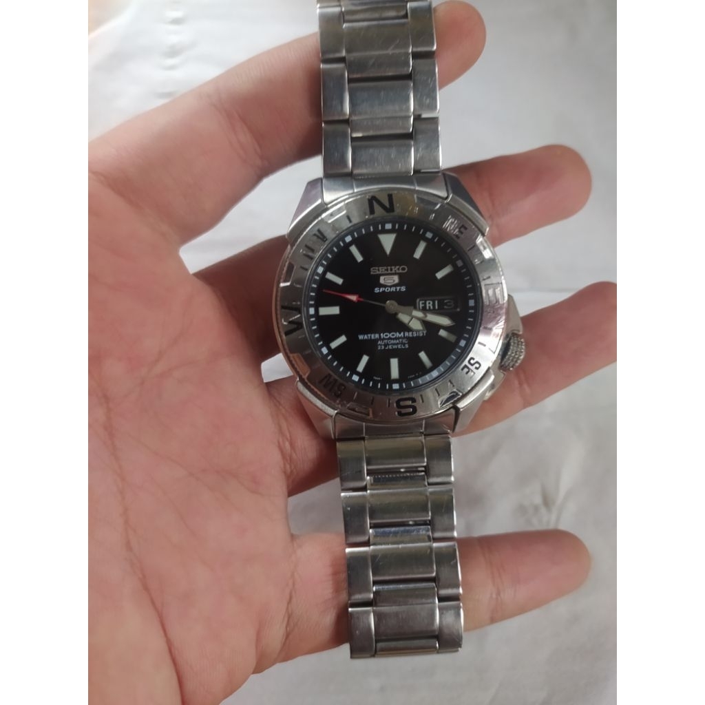 Jam Tangan Seiko 5 Sport Cal 7s36B Jam Tangan Second
