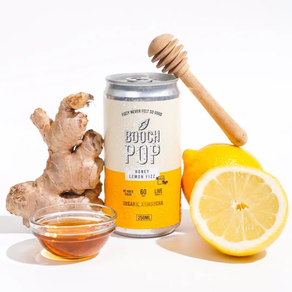 

Booch Pop Kombucha Honey Lemon