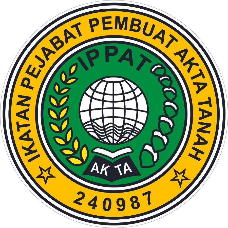 

stiker vinyl ikatan notaris indonesia 20x20cm - NOTARIS, 60cm