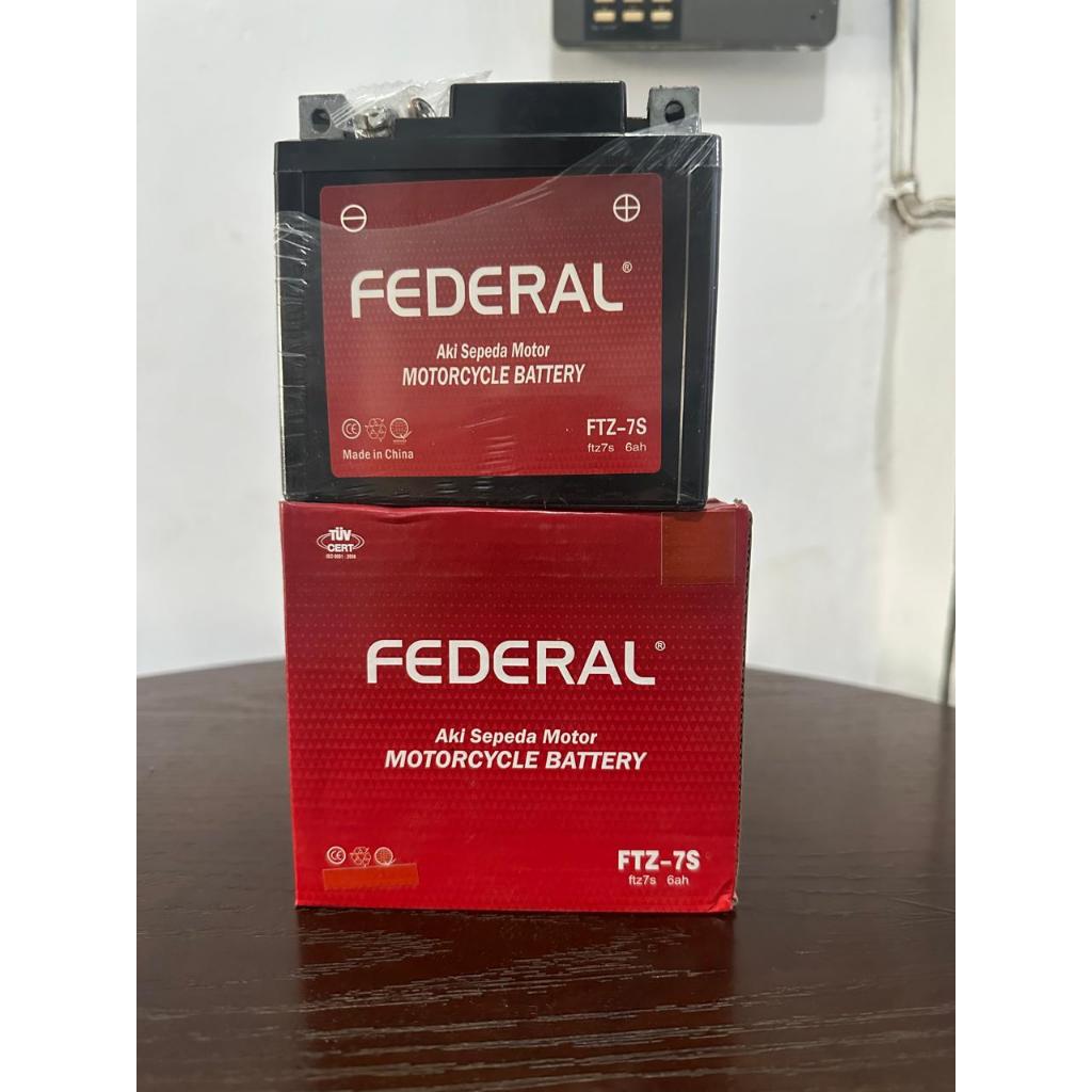 Federal Aki Sepeda Motor Baterai Federal Ftz-7S
