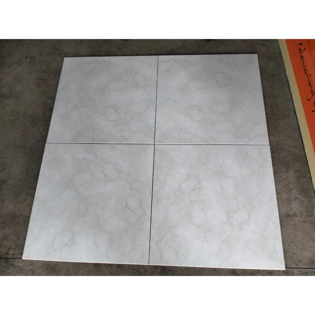 Keramik Lantai Ukuran 60x60 Botswana Grey Keramik Glossy Marble
