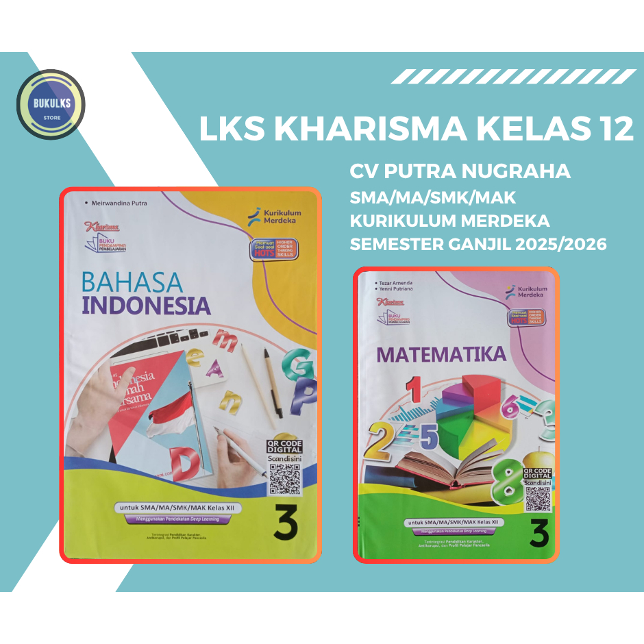 Buku LKS KHARISMA ZAMRUD PUTRA NUGRAHA SMA/MA Kelas 12 (Ed. 1 tahun / 2 semester) Merdeka Semester 1