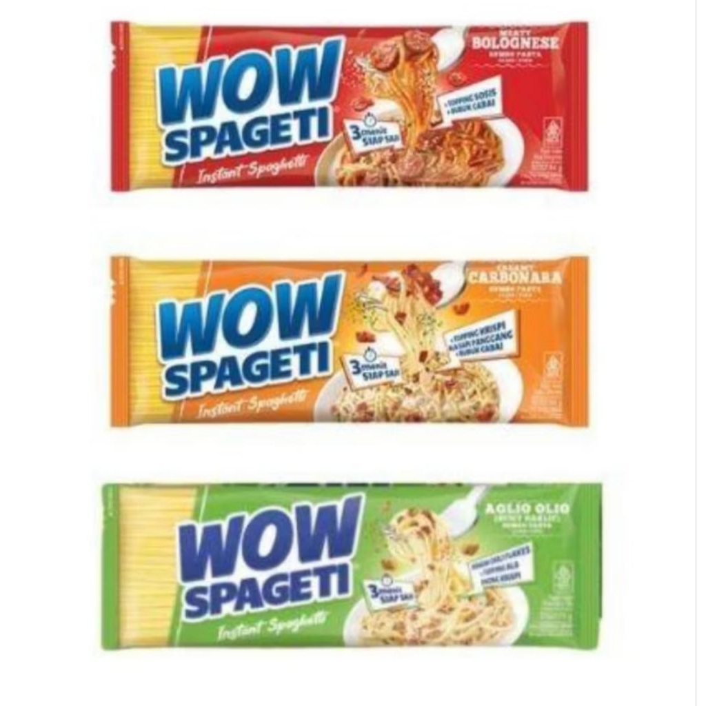 

WOW Spaghetti Instan Bolognese / Pasta Spageti