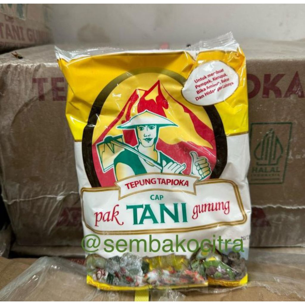 

tepung tapioka cap pak tani gunung 500 gram