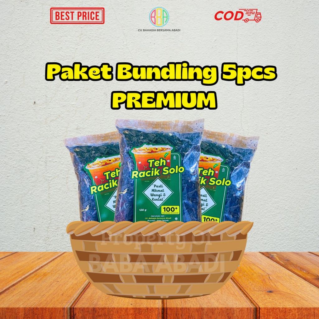

Teh Racik SOLO PREMIUM Paket 5pcs