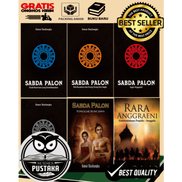 [NEW COVER] PAKET 6 SABDA PALON TONGGAK BUMI JAWA, ROH NUSANTARA, PUDARNYA PESONA MAJAPAHIT