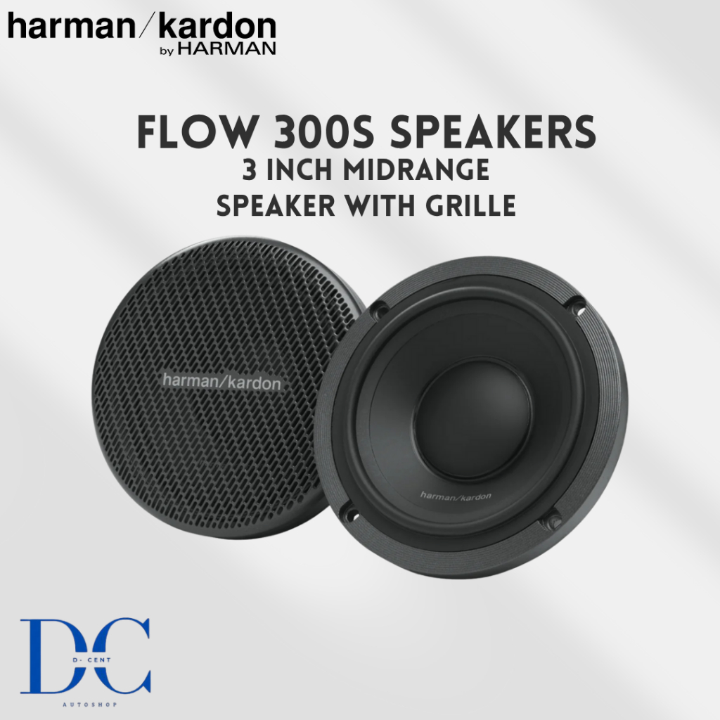 Speaker Mobil Midrange - Harman Kardon Flow 300S - 3 Inch Midrange Speaker With Grille - Speaker Mob