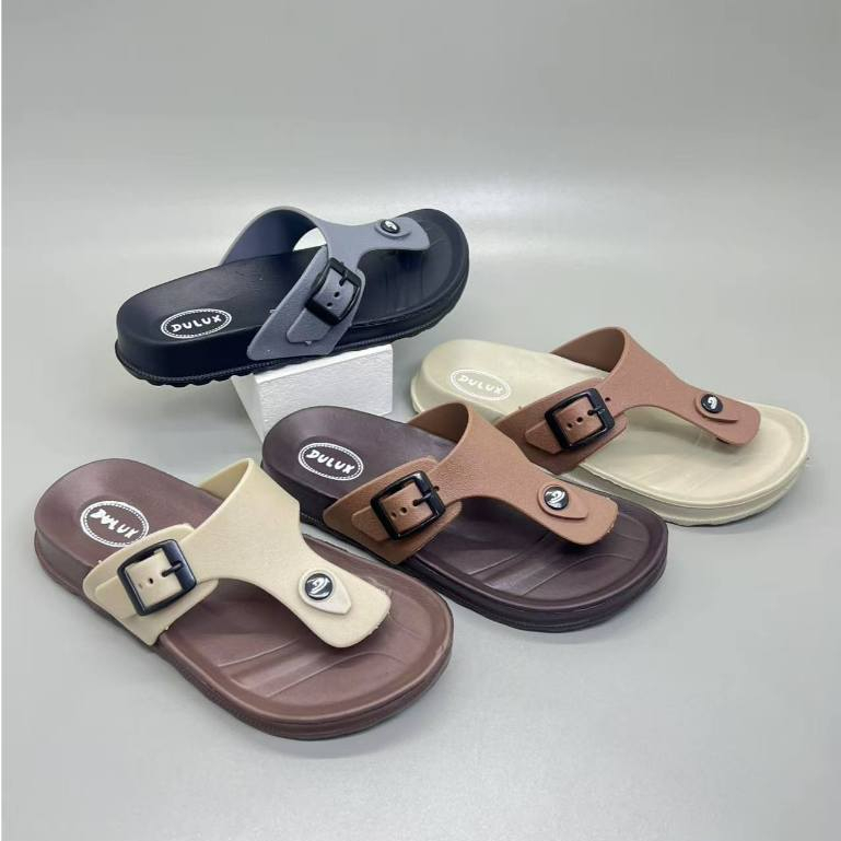 Size 30-44 Dulux 213 Sandal Anak Sandal Wanita Sandal Pria Sandal Jepit Karet Lentur