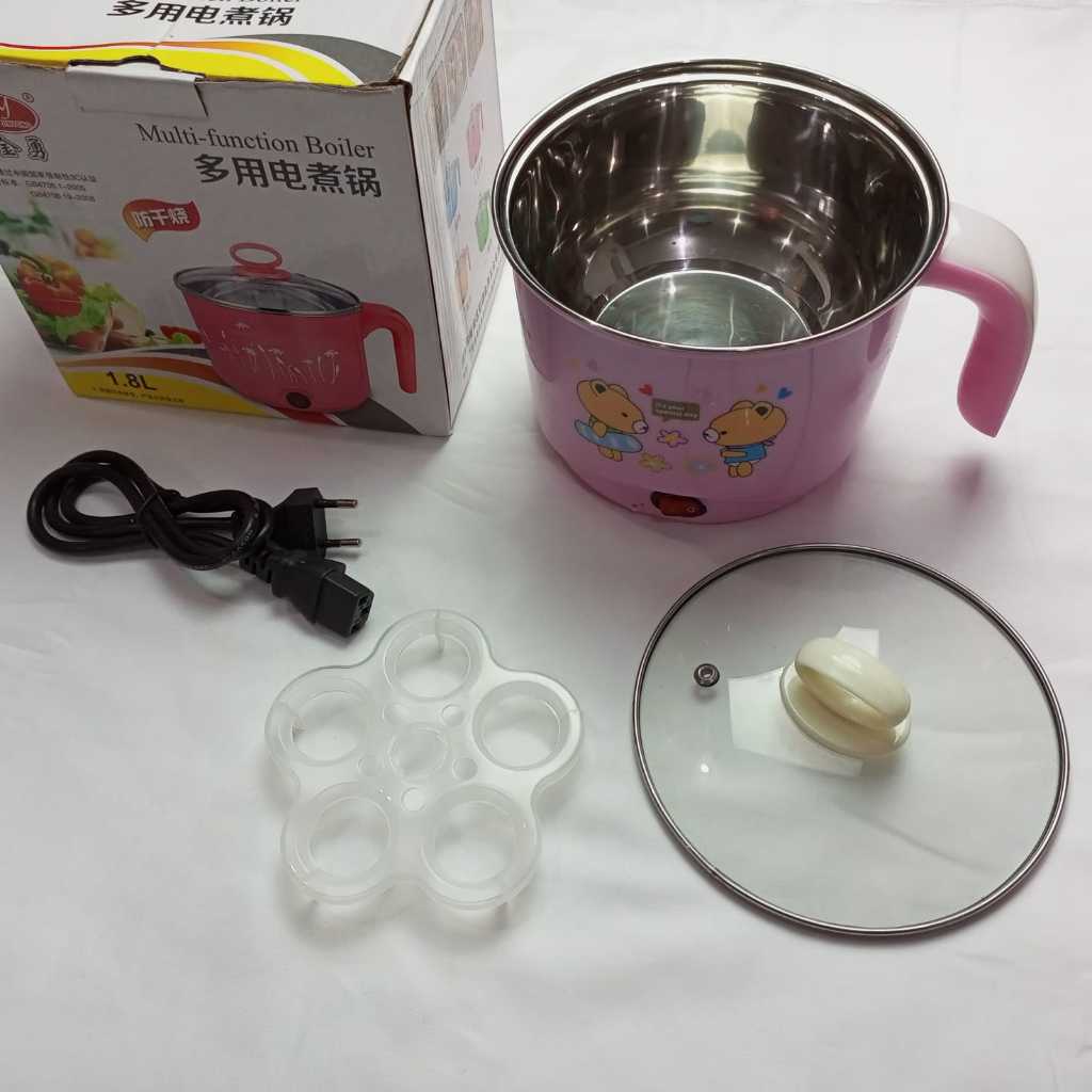Cooking Pot Elektrik Multifungsi Egg Boiler Pot Elektrik Rebus panci elektrik panci listrik portable