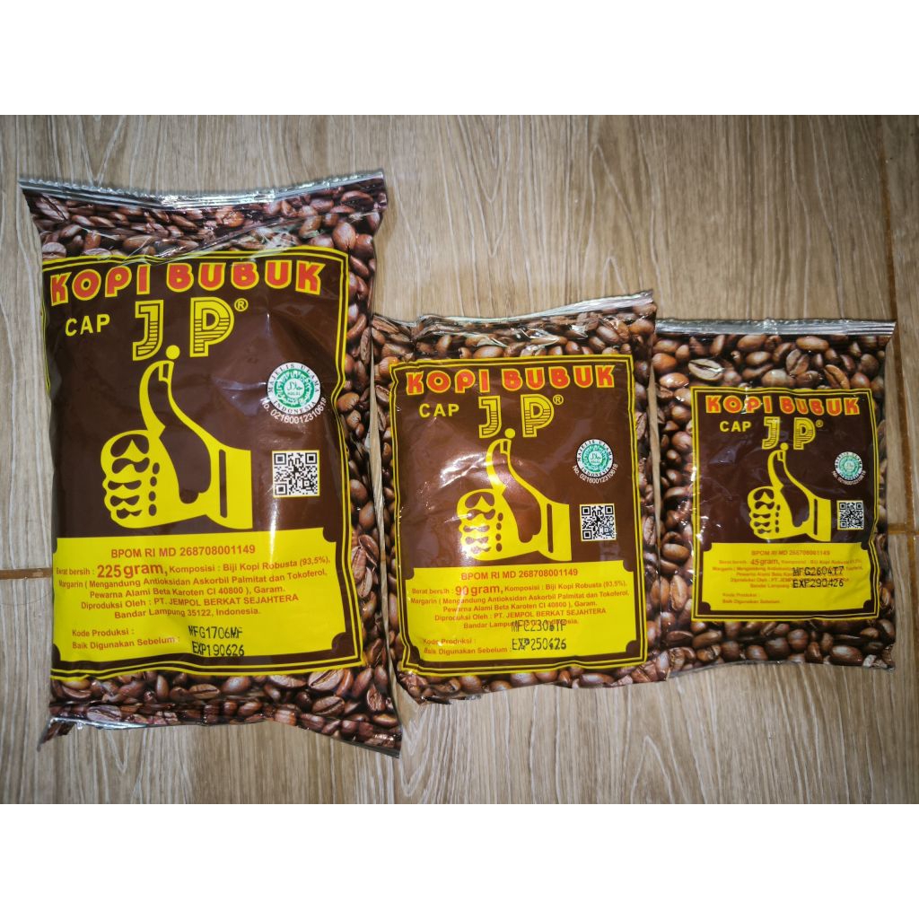 

Kopi JP Asli, Khas dengan rasa yang nikmat & Aroma Harum Kopi yang menggoda