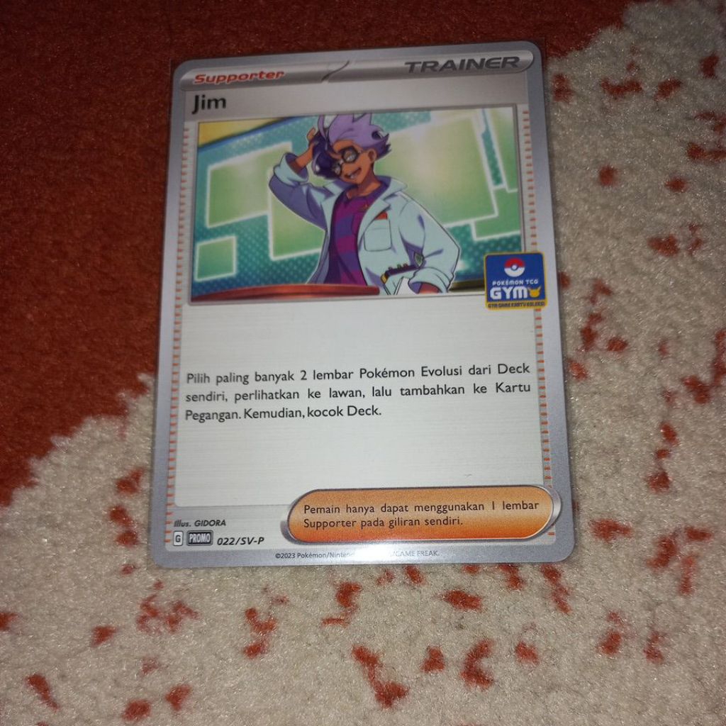 Jim Supporter Pokemon Tcg Indonesia