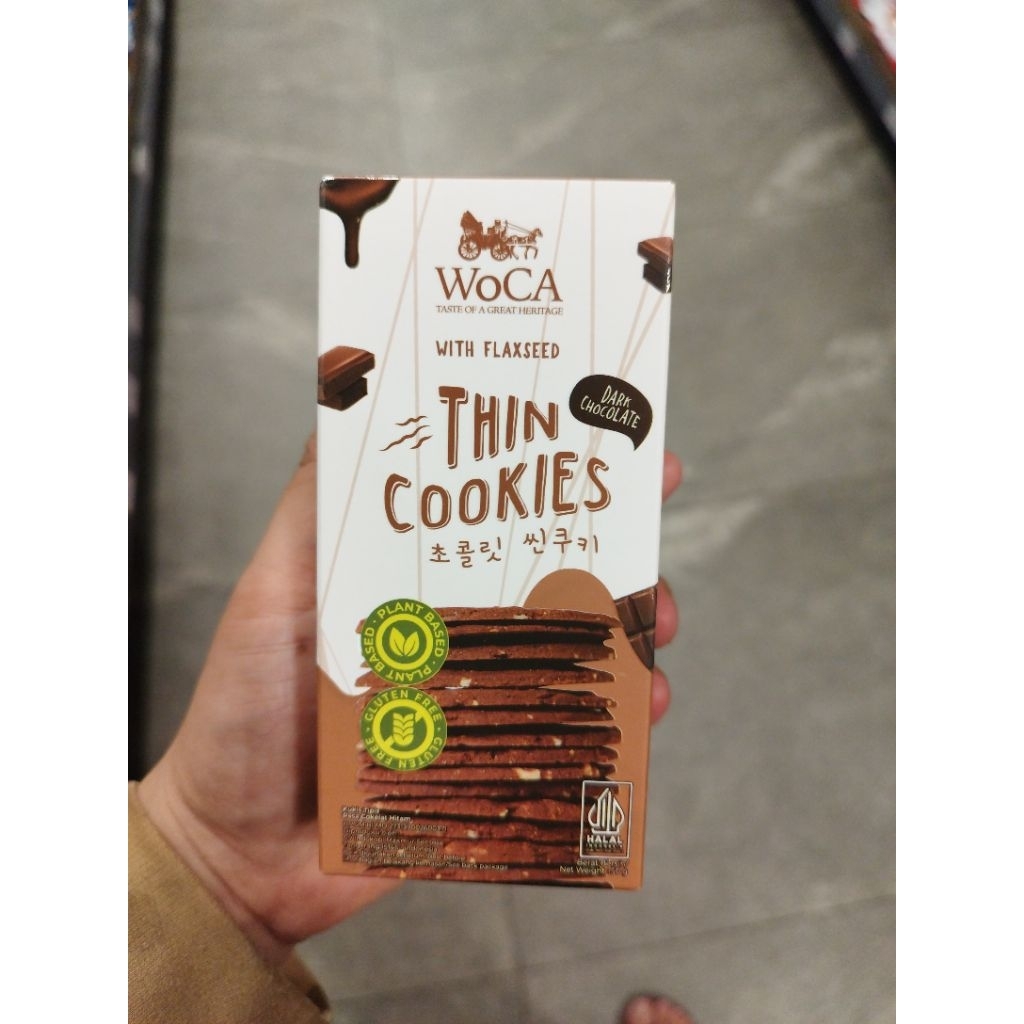 Wafer Cookies Thin Woca Rasa coklat