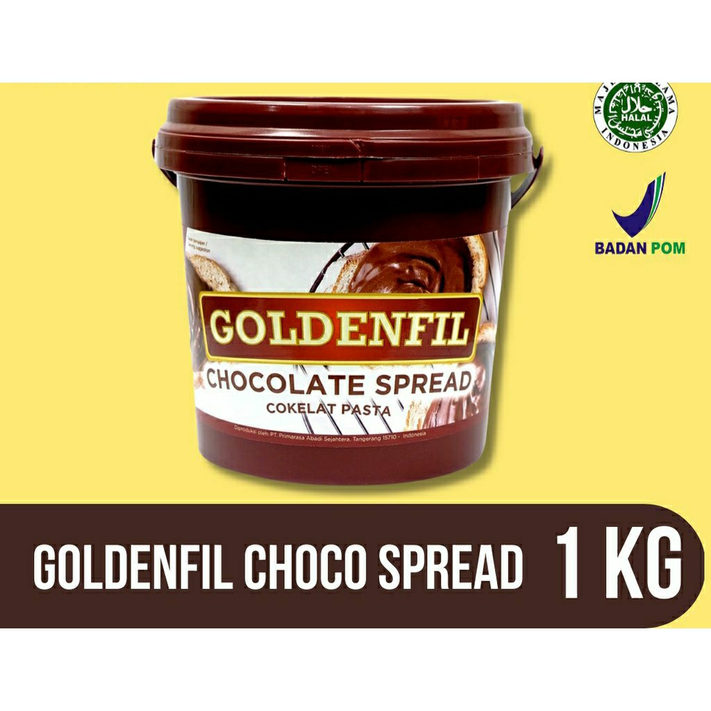 

Forcysn Goldenfil Choco Spread Crunchy 1Kg / Selai Topping Crunchy 1Kg