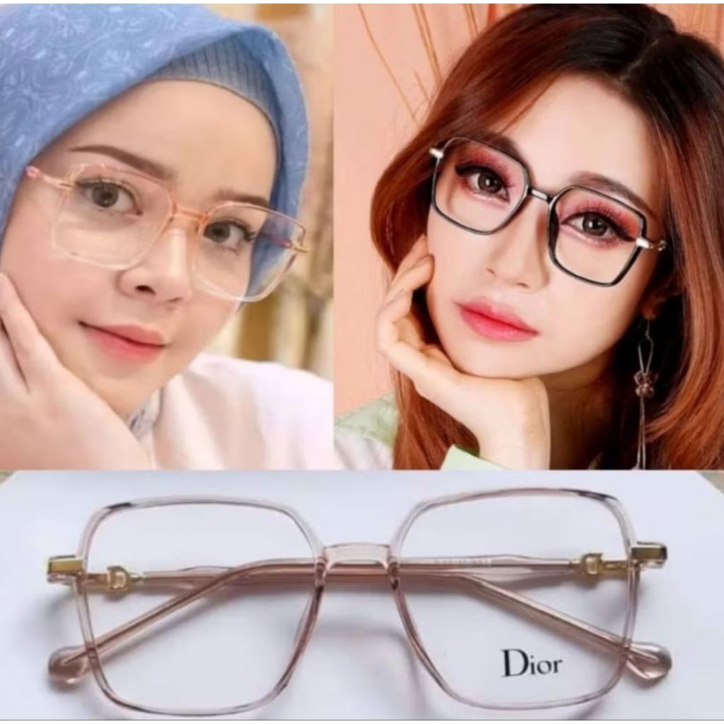 Kacamata Minus Wanita -0.50 sampai -5.00 kacamata photocromic anti Radiasi Bluecromic kacamata wanit