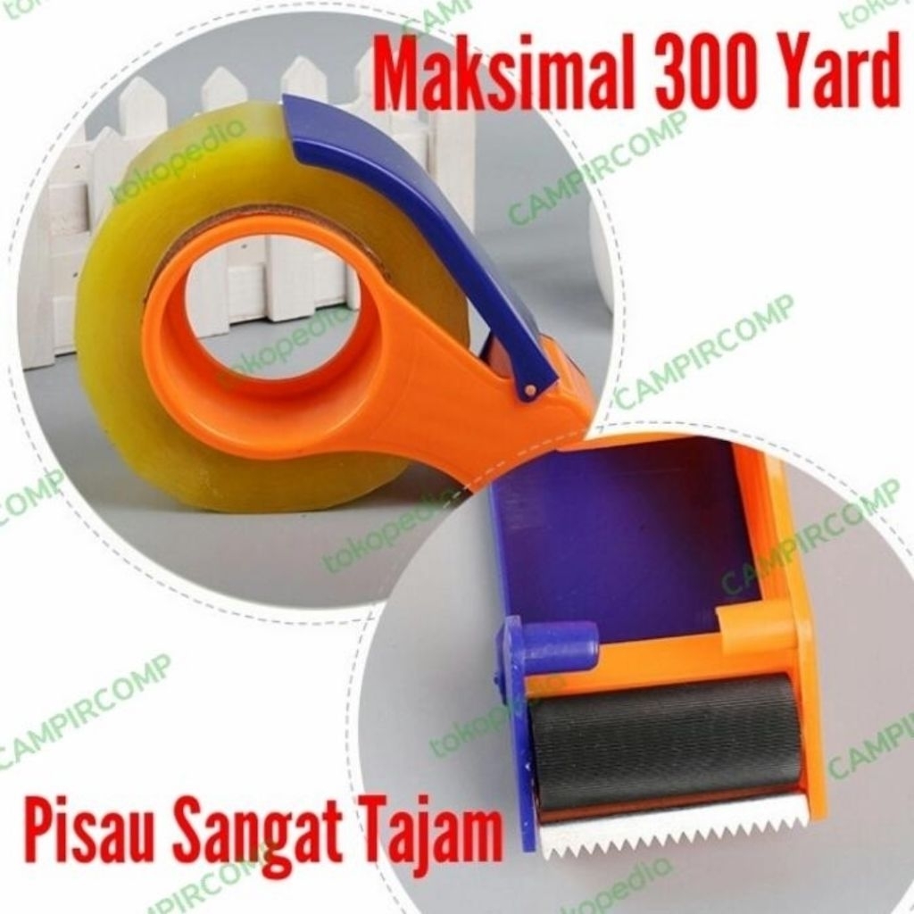 

Dispenser LAKBAN , UKURAN LAKBAN 48MM , MAKSIMAL 300 YARD