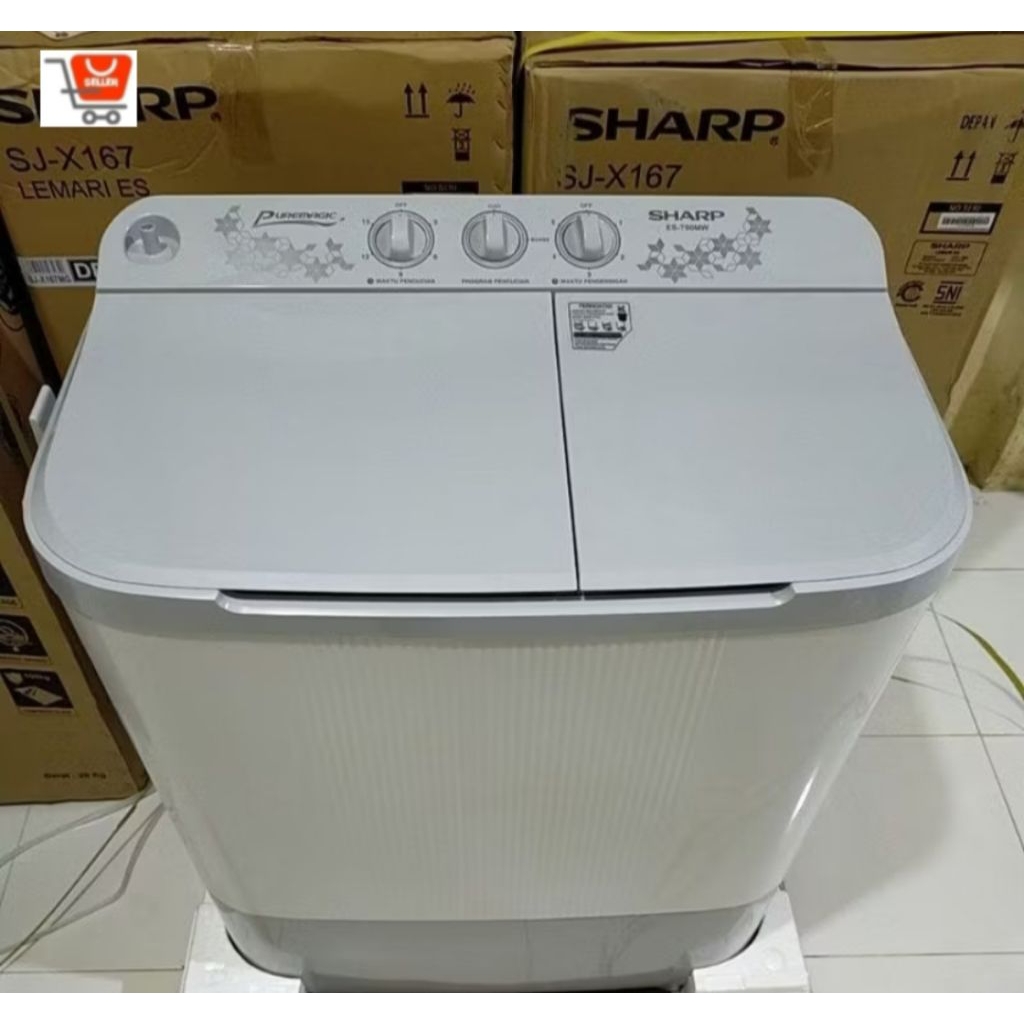 MESIN CUCI SHARP 8KG ES-T90MW