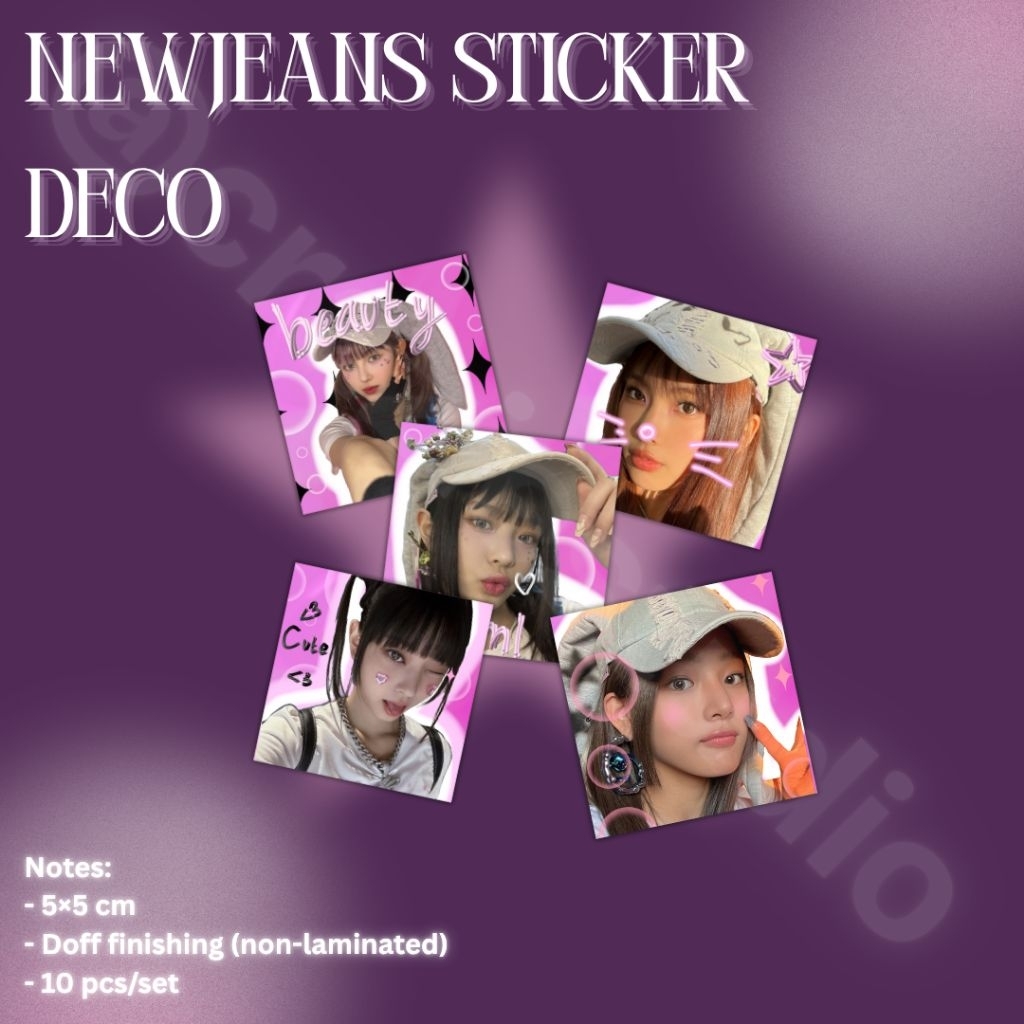 

ₓ˚. ୭ ˚○◦˚ NEWJEANS OMG STICKER MAIL ( FANMERCH! UNOFFICIAL! )