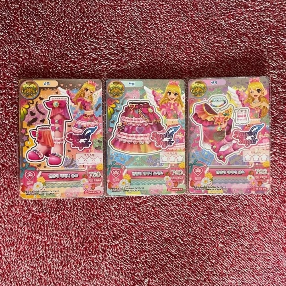 Kartu Aikatsu Cards Ichigo Hoshimiya Premium Angely Gemini Coord Korea Angely Sugar