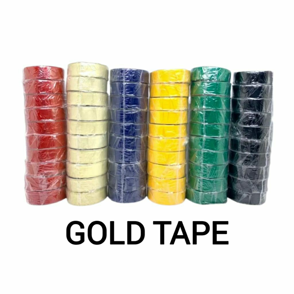

Solatip Gold Tape isolasi listrik warna 10pcs