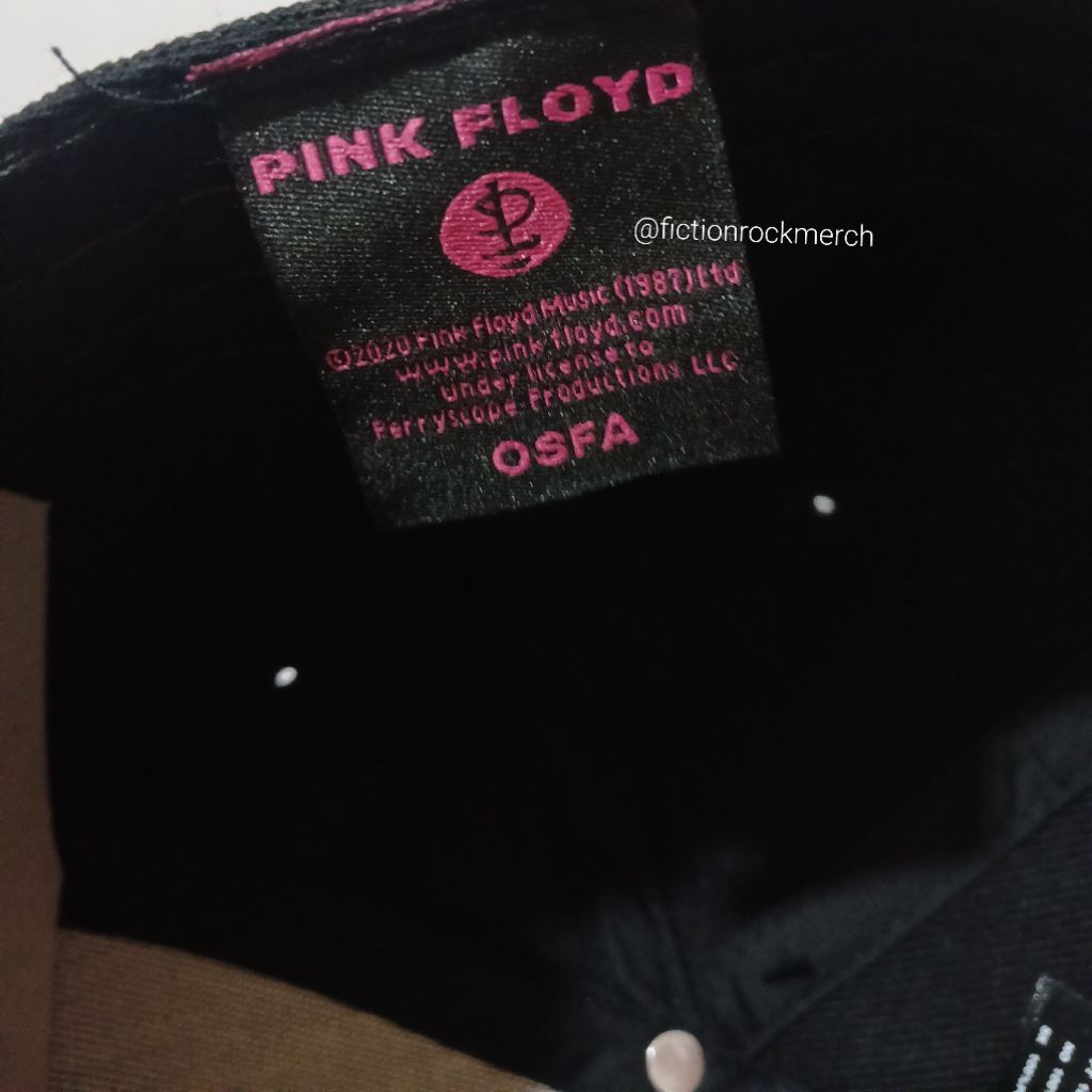 Topi Snapback PINK FLOYD import original The Dark Side Of The Moon