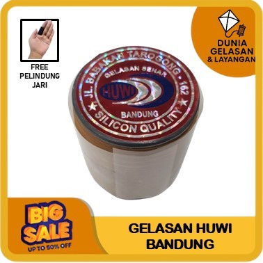 Gelasan Huwi Original 100% Benang Layangan Tajam cocok untuk Turnamen size 0.22
