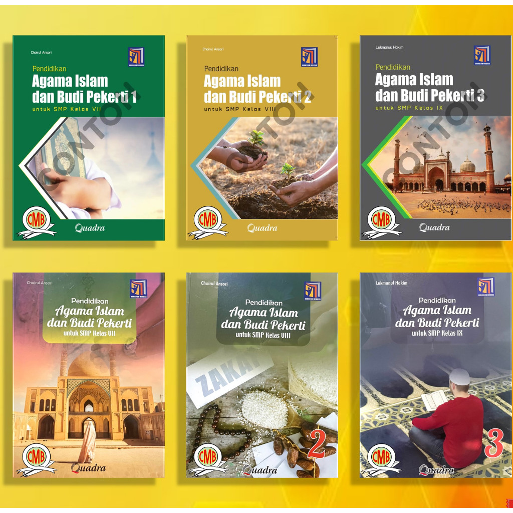 [Penerbi Quadra] Pendidikan Agama Islam Kelas 7, 8 & 9 Kurikulum merdeka