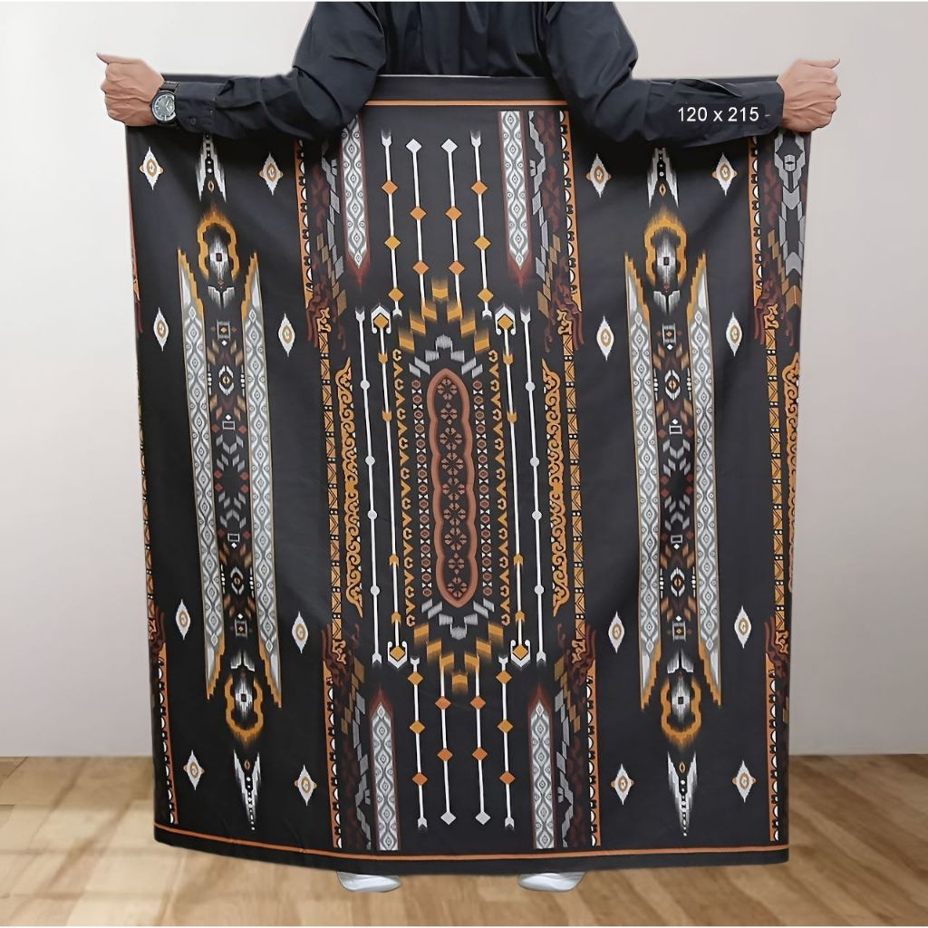 Sarung Sholat Motif Batik Songket Halus Santri Pria Dewasa