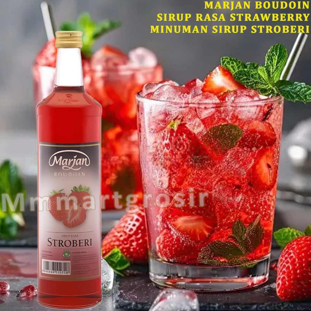 

Marjan Boudoin / Minuman Sirup Stroberi / Sirup Rasa Strawberry / 460ml