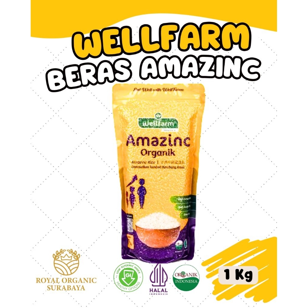 

Beras Zinc Organik Wellfarm 1Kg