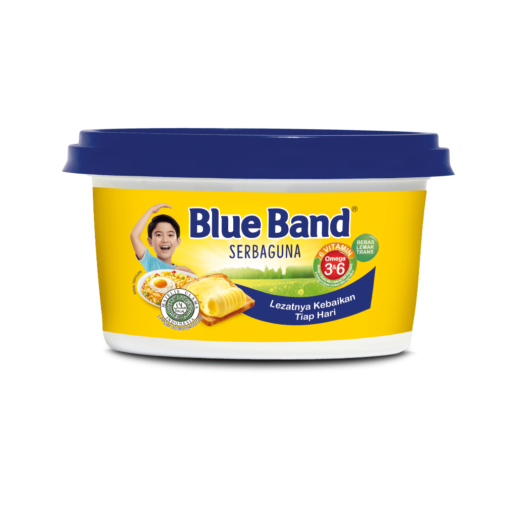

Blue Band 250gr Bulat // Blueband Serbaguna Cup 250gr