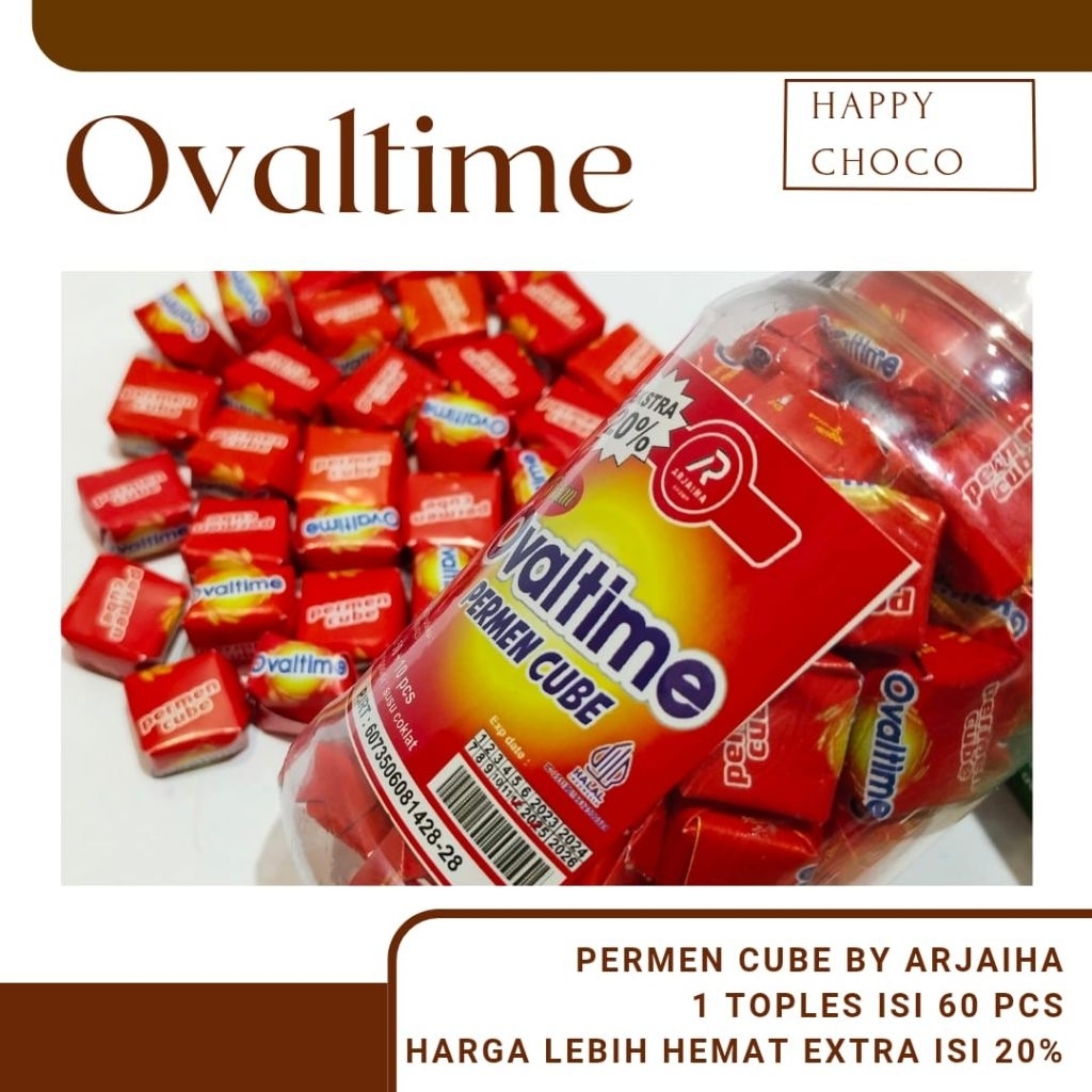 

Permen Cube OVALTIME Isi 60 Pcs Viral Milo / Candy Cube