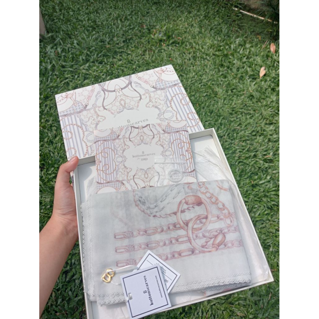NEW Zap Chain Sabbia Putih Buttonscarves BS