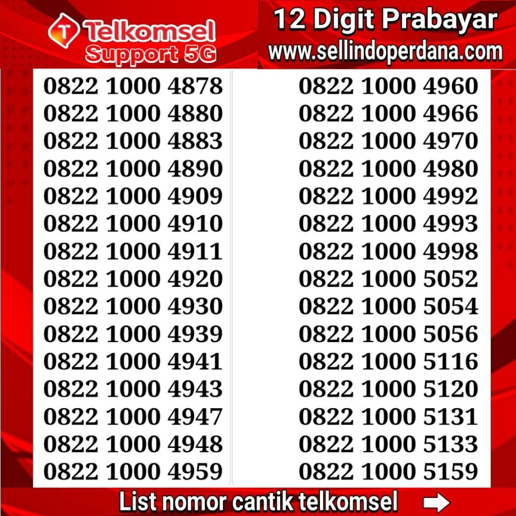 nomor cantik telkomsel simpati seri 1000 kartu perdana