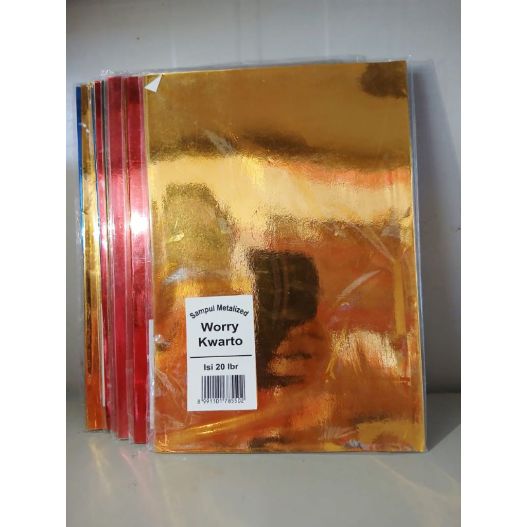 

Sampul buku kilat/metalized