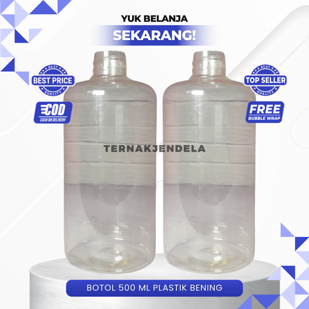 BOTOL 500 ML PLASTIK BENING - Refill Botol Pet