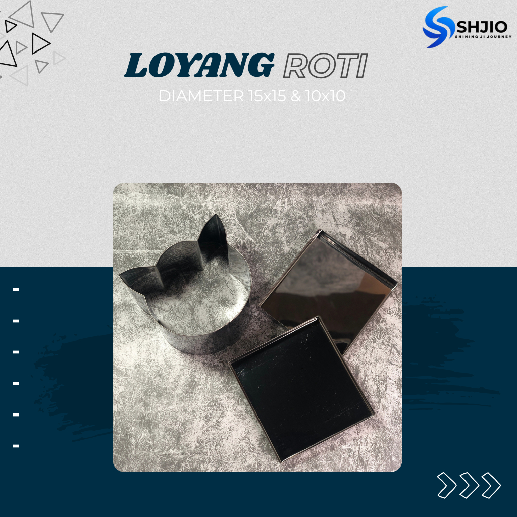 LOYANG ROTI TAWAR + TUTUP / LOYANG ROTI KUCING / LOYANG ROTI CAT / LOYANG ROTI KARAKTER