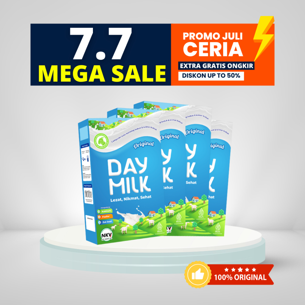 

DAYMILK 4 BOX RASA ORIGINAL Legakan Pernafasan Nyeri Sendi & Tulang