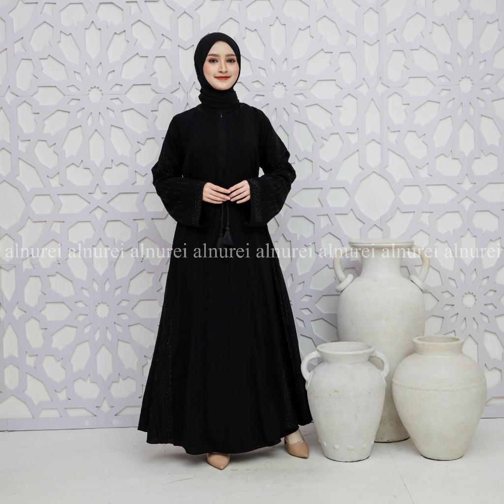 alnurei || NURA Abaya || ALR 312 Abaya Turki Payet Mewah Formal Pesta Umroh