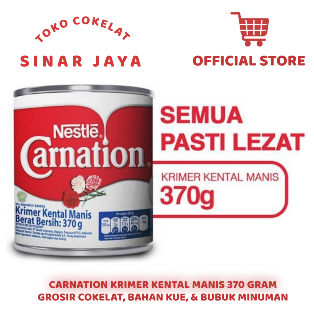 

Carnation Susu Kental Manis Kaleng Nestle 370gr - Susu Kental Manis Carnation (Expired Panjang)