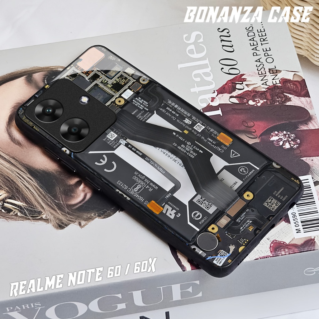 Bonanza - Softcase Hp Realme Note 60 / Note 60x - Softcase Hp Realme - Casing Hp Terlaris - kondom H