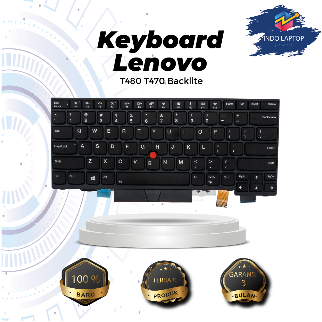 Keyboard Lenovo t470 t470s Backlite