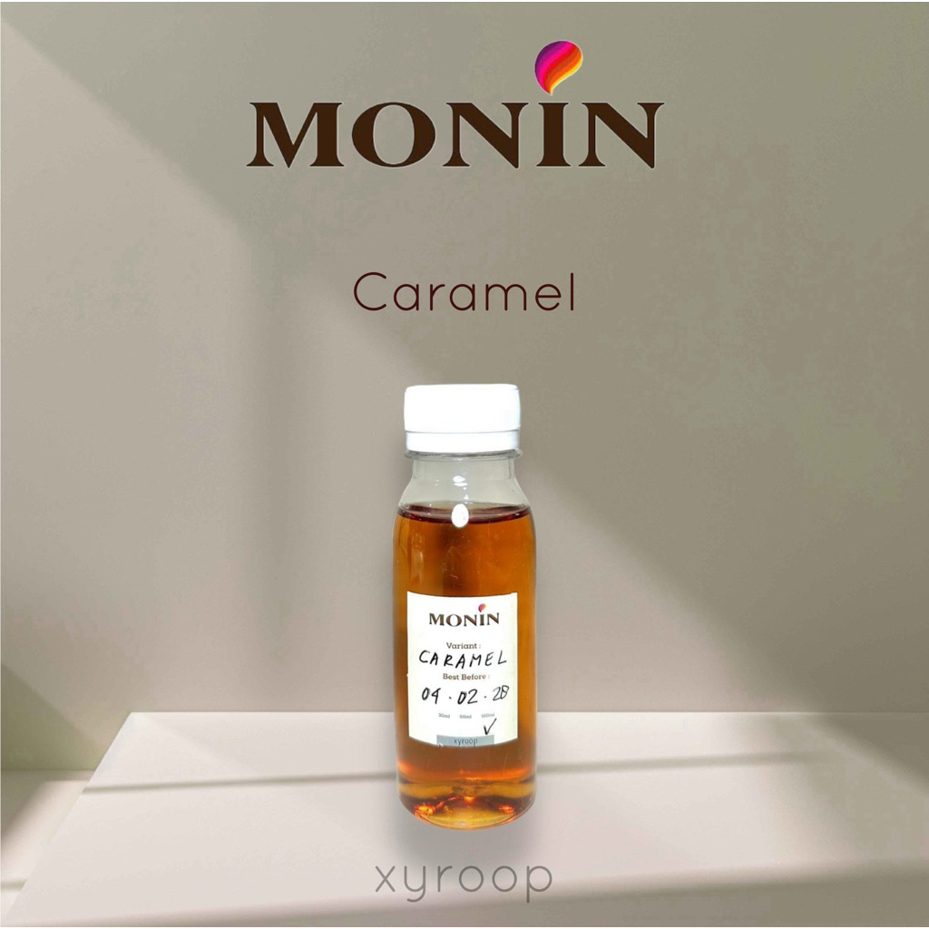 

Monin Syrup Repack Caramel Coffee Sirup 30ml 50ml 100ml
