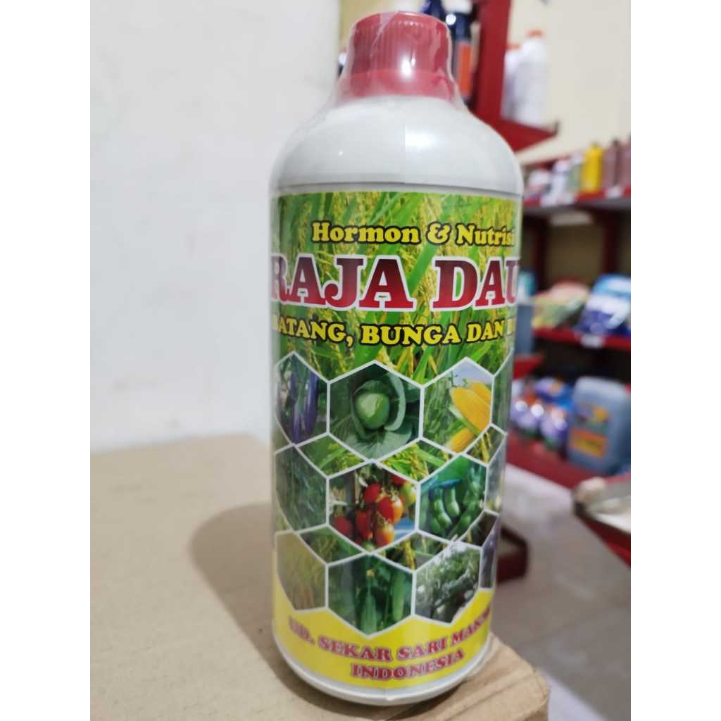 

RAJA DAUN PUPUK DAUN 1000ml hormon dan nutrisi batang bunga dan buah