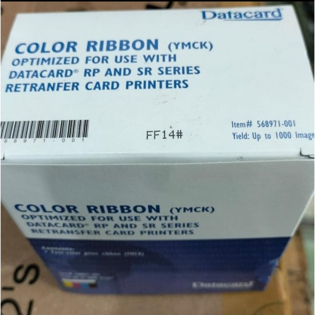 RIBBON DATACARD SR 200/300 YMCK PN : 568971-001 Original