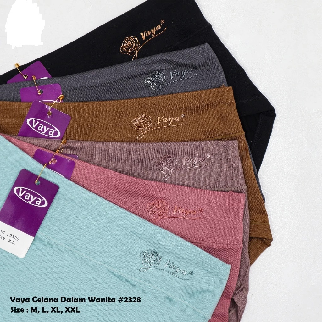 Vaya (6PCS Warna Random) Celana Dalam Wanita Art 2328 ( Vaya SOFT )