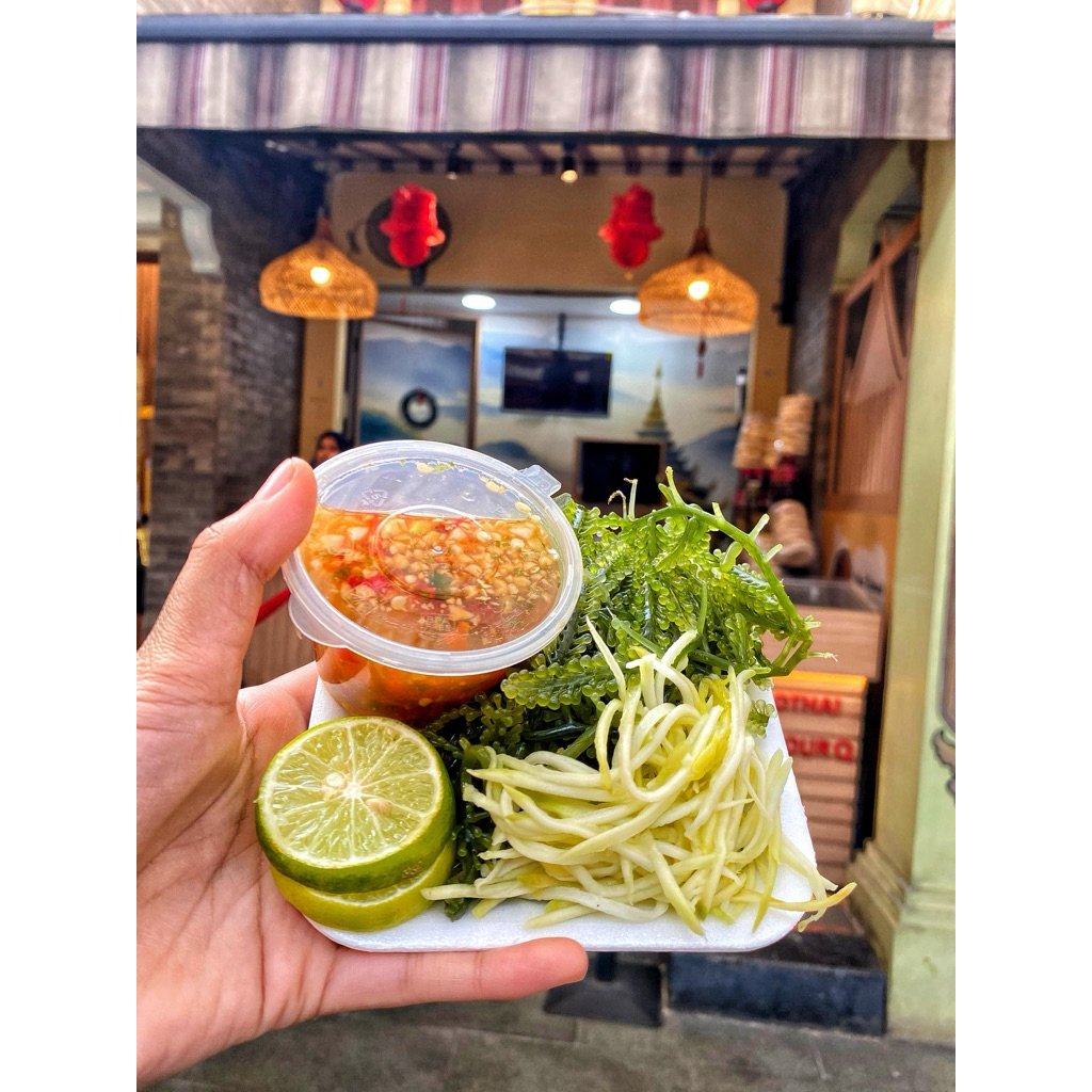 

(WAJIB INSTANT) Green Caviar / Anggur Laut + Cocolan Salad Thailand QuinnKitchen