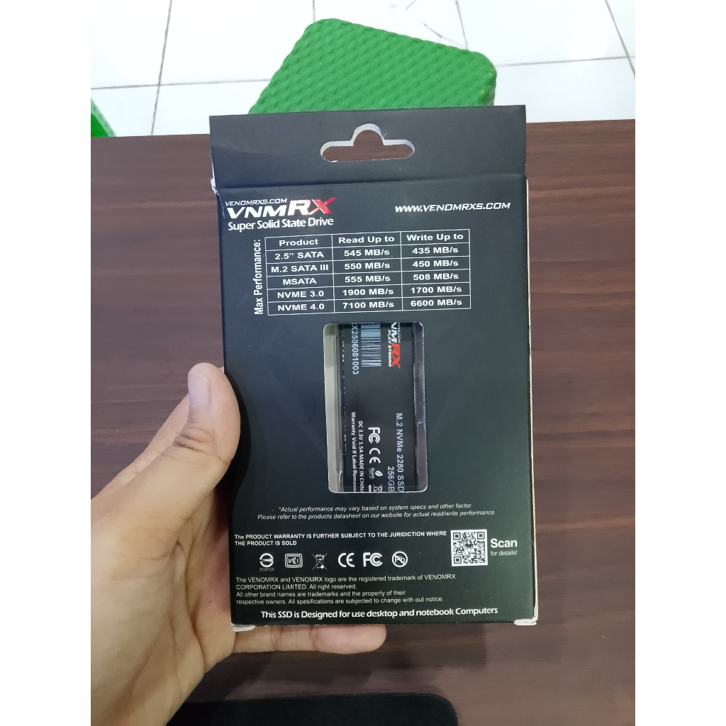 SSD NVME M2 NVME VENOMRX