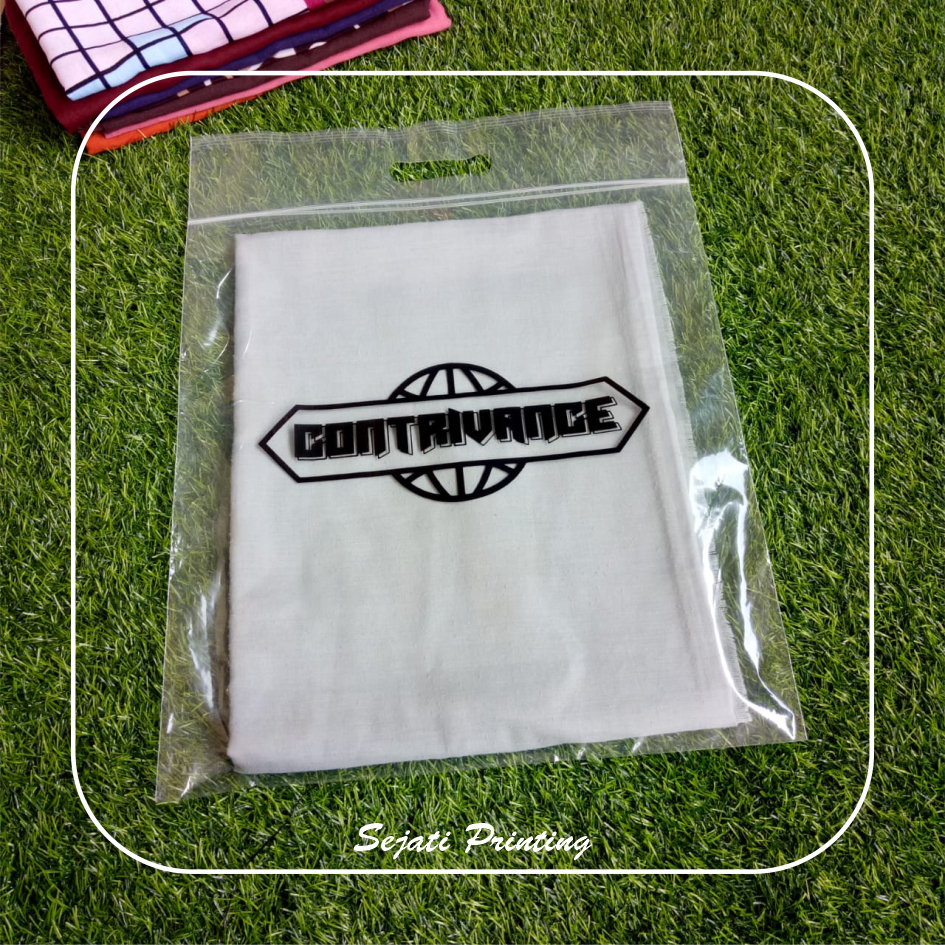 

(Isi 100 pcs) Sablon Plastik Murah 35x38cm + 7cm, FREE DESAIN - SEJATIPRINTING - Klip Pound
